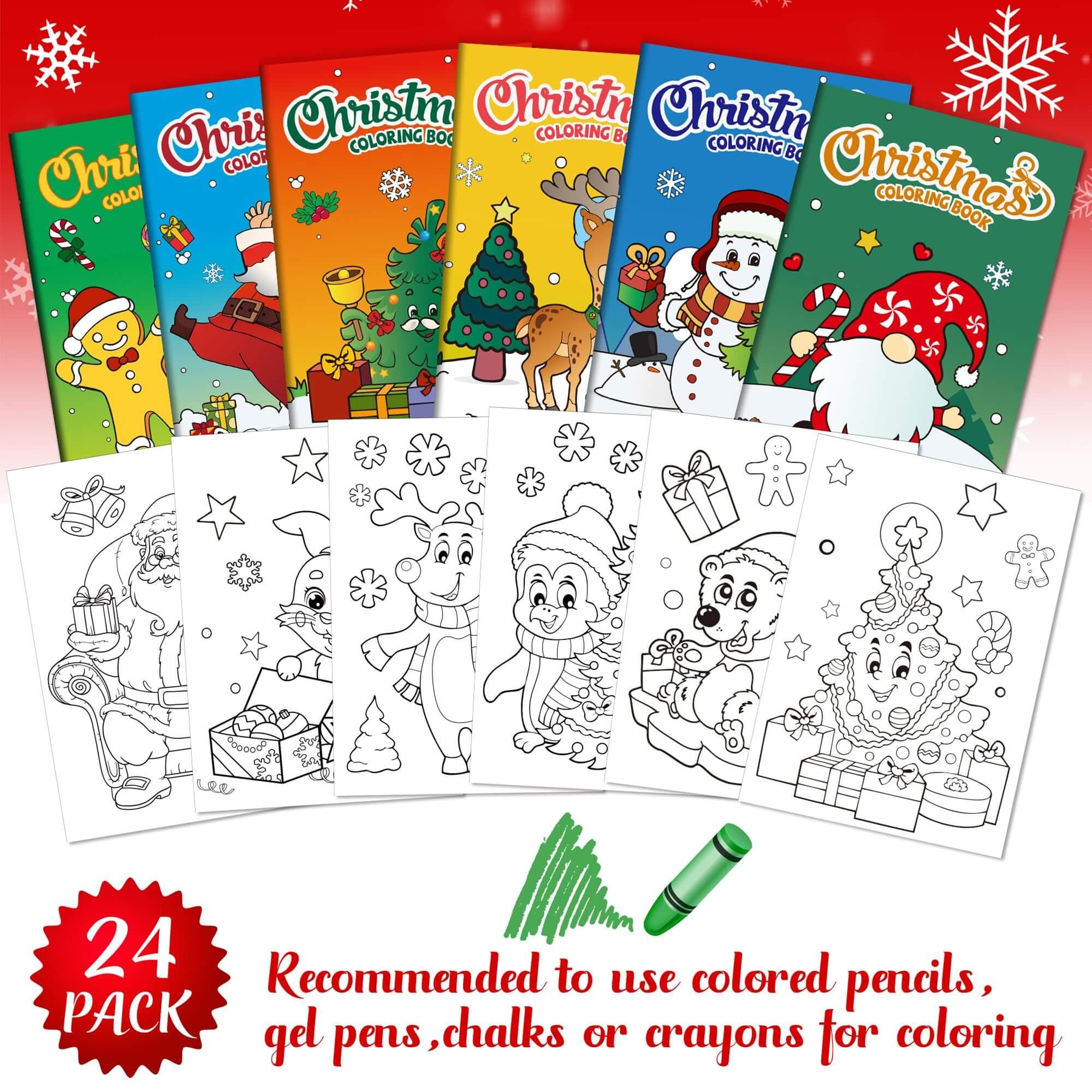 24Pack Christmas Coloring