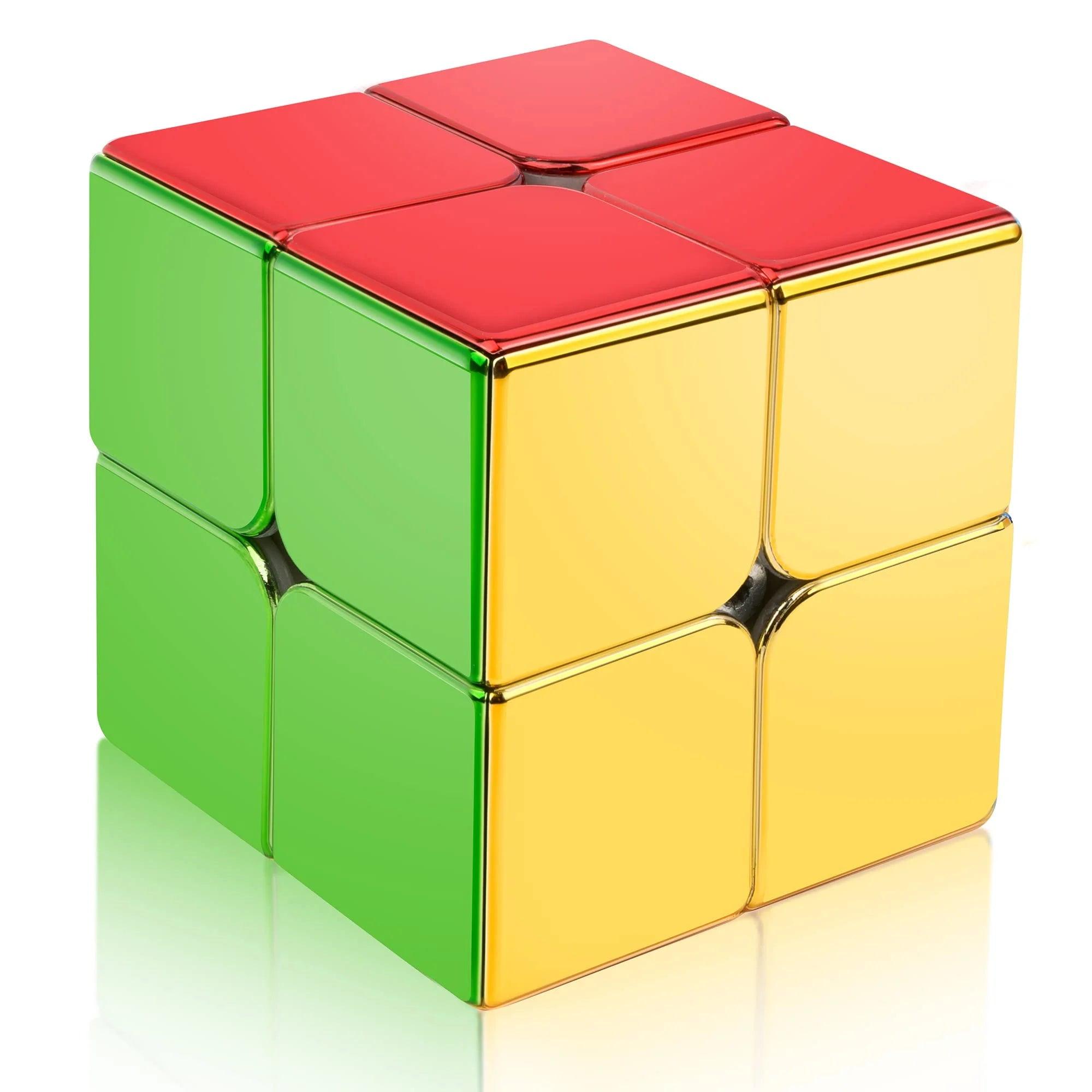 Magnetic Mirror Reflective Stickerless Speed Cube 2x2