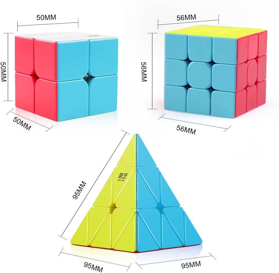 Speed Cube Set QY TOYS Cube 3 Pack