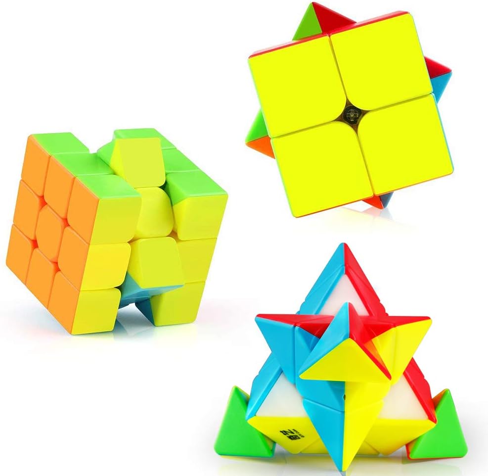 Speed Cube Set QY TOYS Cube 3 Pack