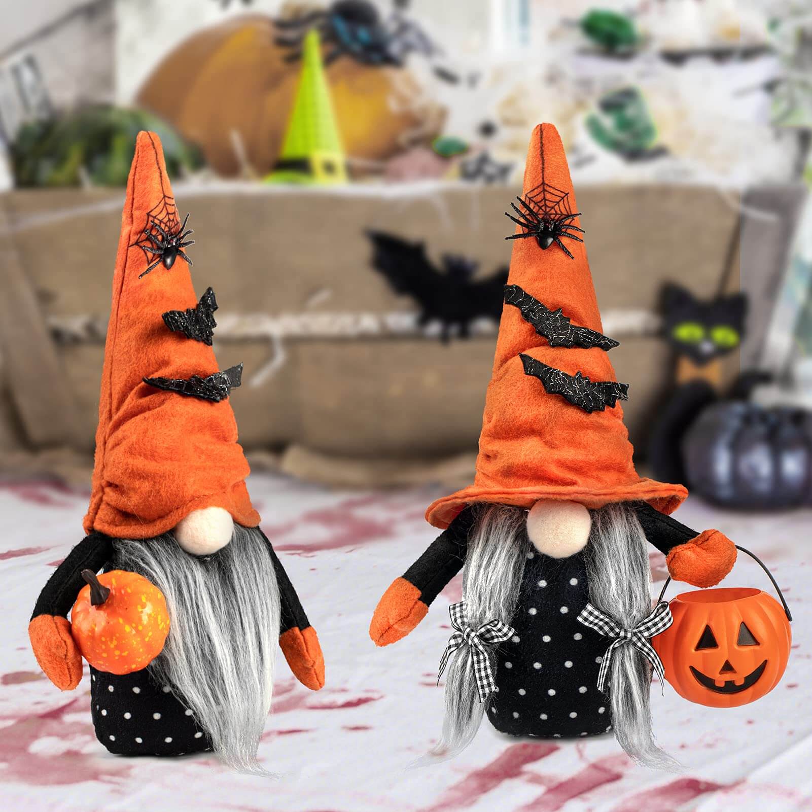 D-FantiX Halloween Gnomes Plush Decor