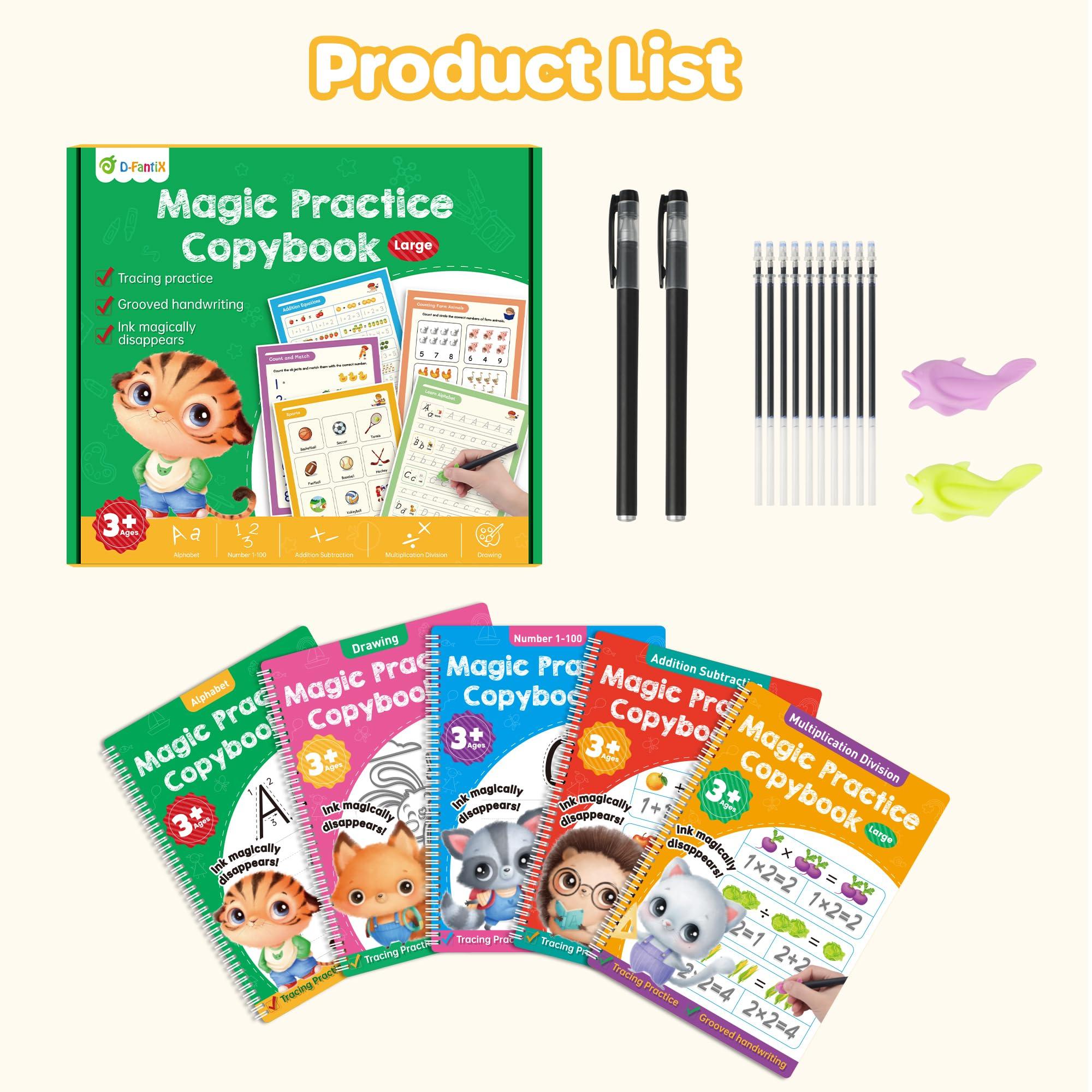 Large Magic Grooved Practice Copybook