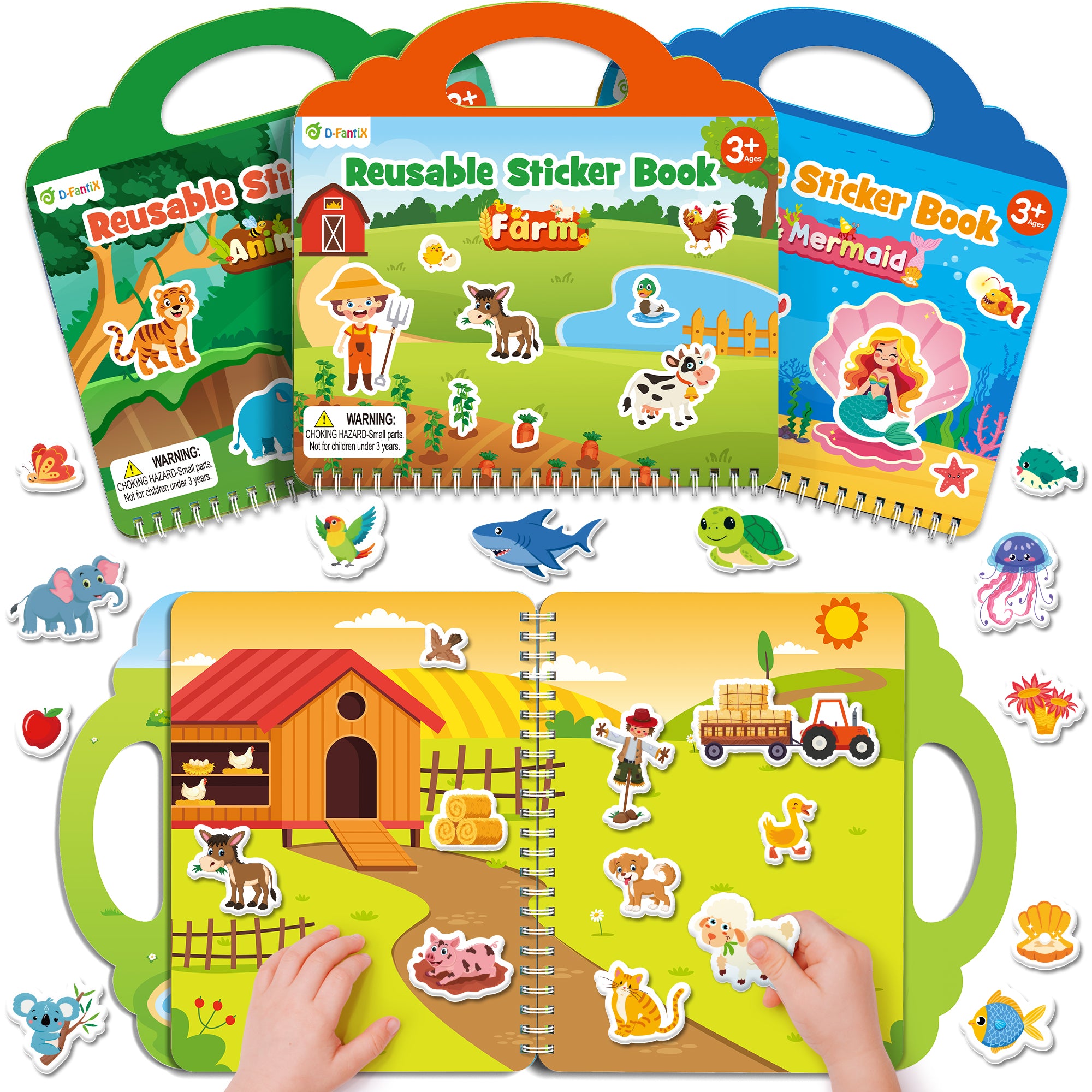 Reusable Jelly Sticker Book