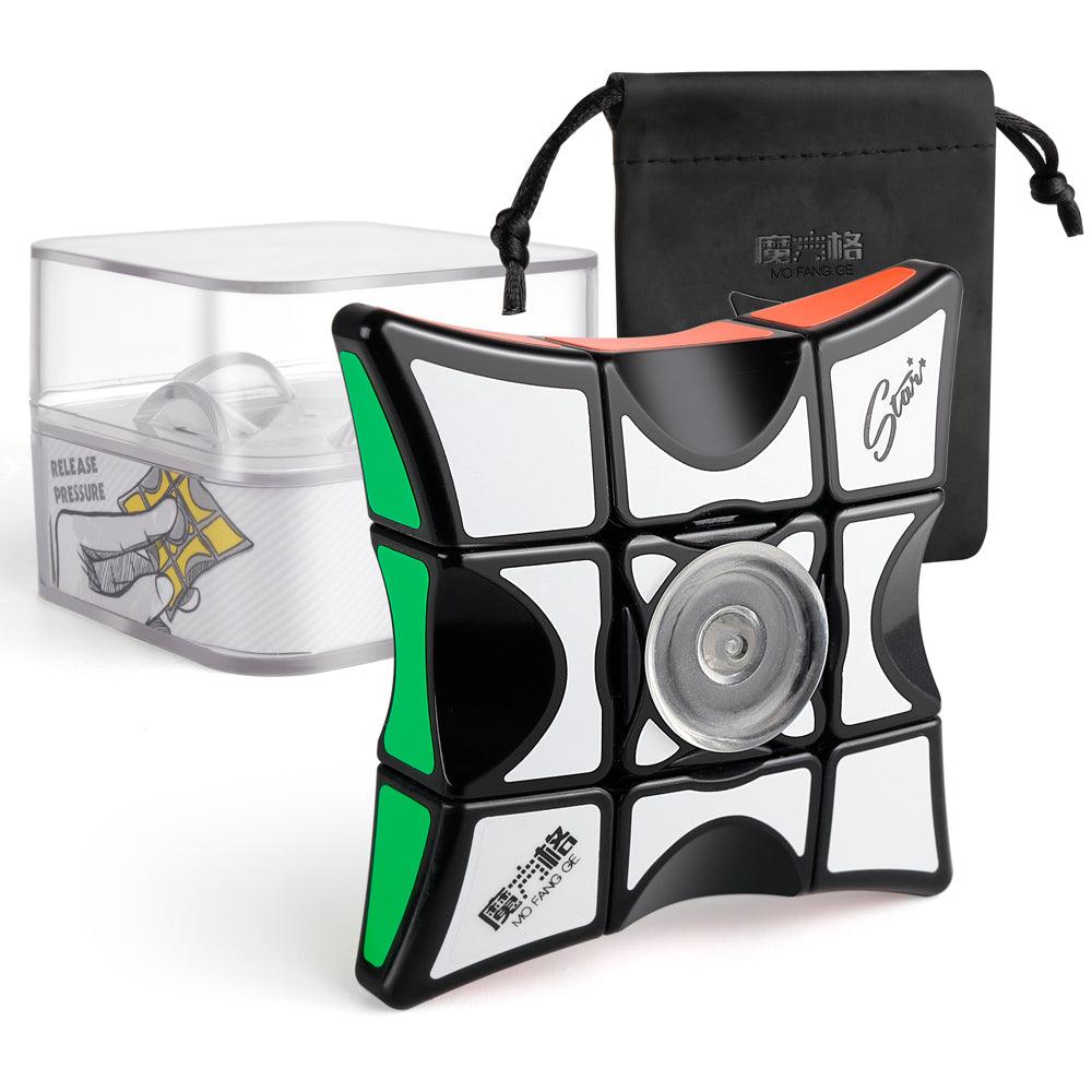 D-fantix spinner cube, 1x3x3 floppy cube puzzle spinner anti-an