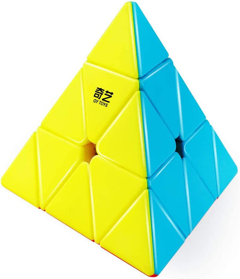 D-FantiX QY TOYS Qiming Pyraminx Stickerless 3x3 Speed Cube