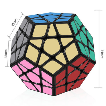 D-FantiX QY TOYS QiHeng Megaminx Speed Cube 3x3 Black