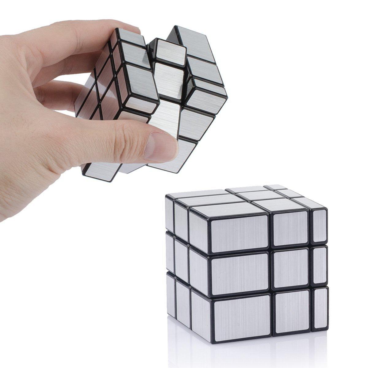D-FantiX Shengshou Mirror 3x3 Speed Cube Bundle Pack of 2
