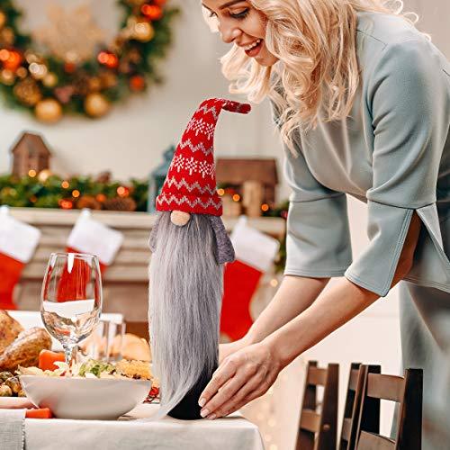 Christmas Gnome Wine Bottle Covers