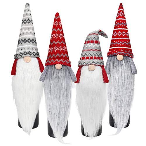 Christmas Gnome Wine Bottle Covers