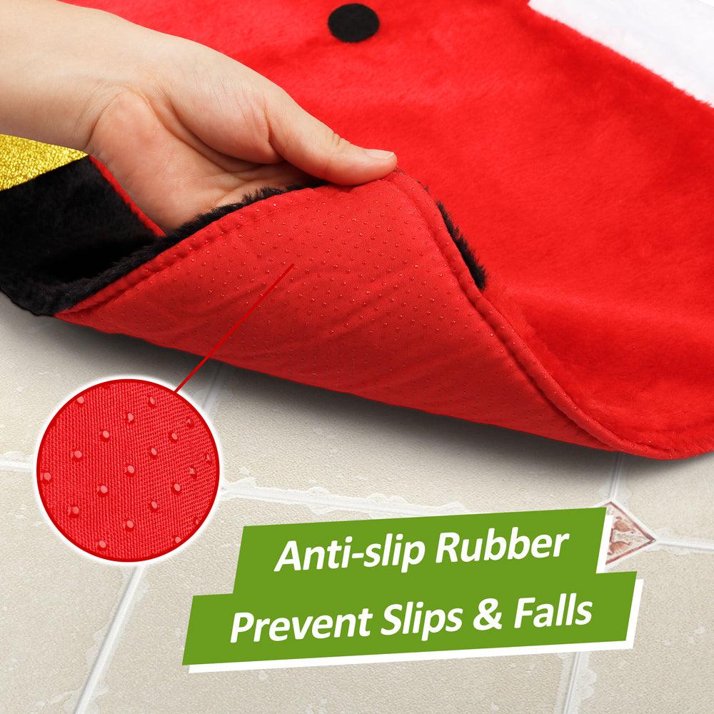 3D Nose Santa Toilet Seat Cover Christmas Decorations