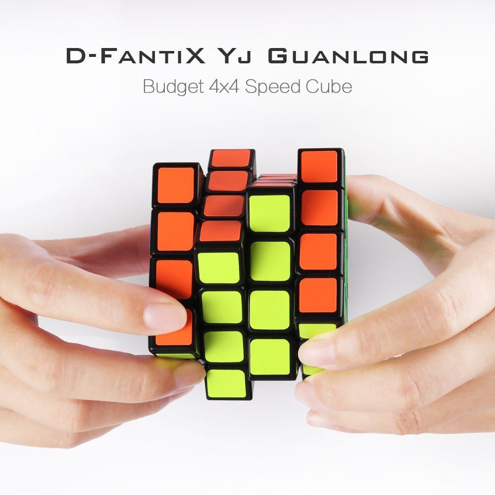 D-FantiX Yj Moyu Guansu 4x4 Speed Cube Black
