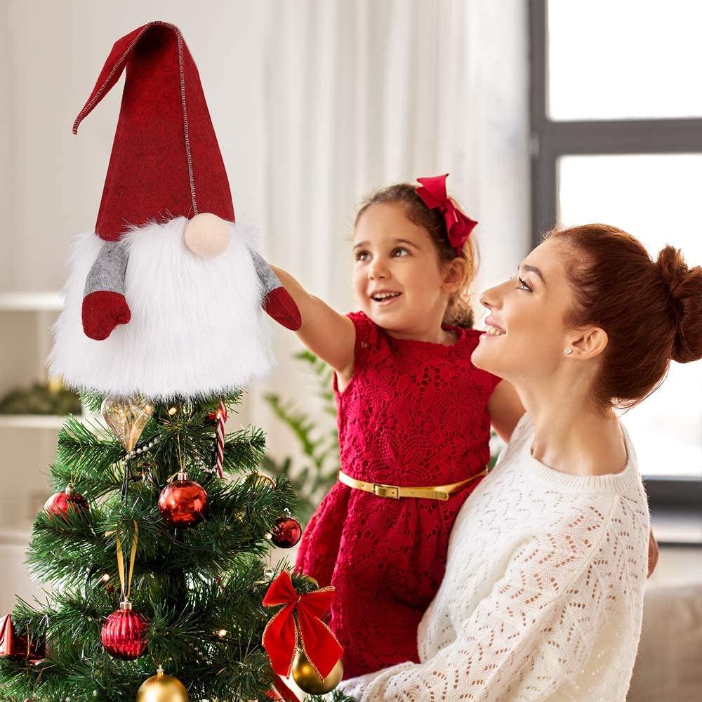 Gnome Christmas Tree Topper