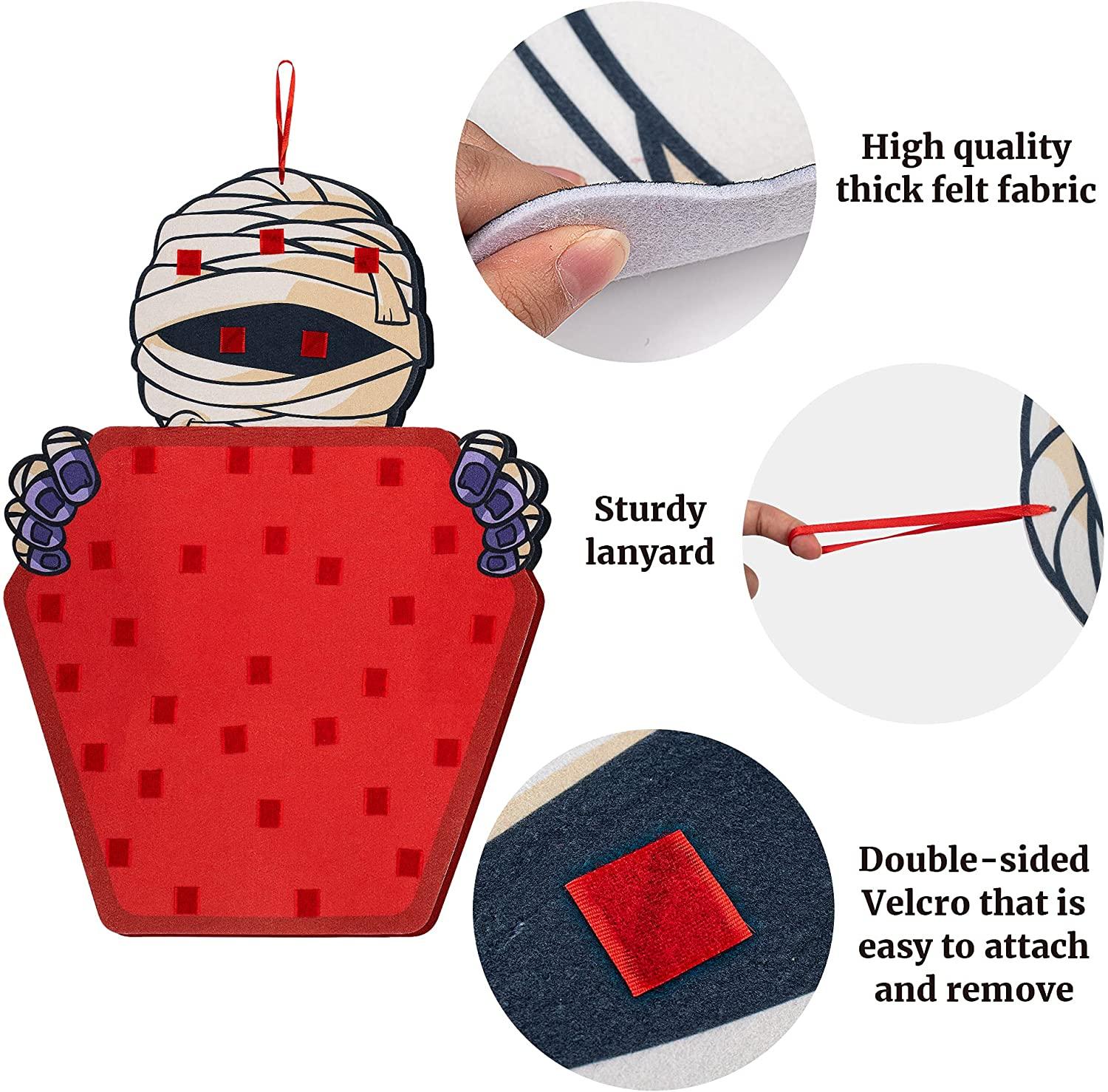 Halloween DIY Mummy Felt Set with 50pcs Ornaments