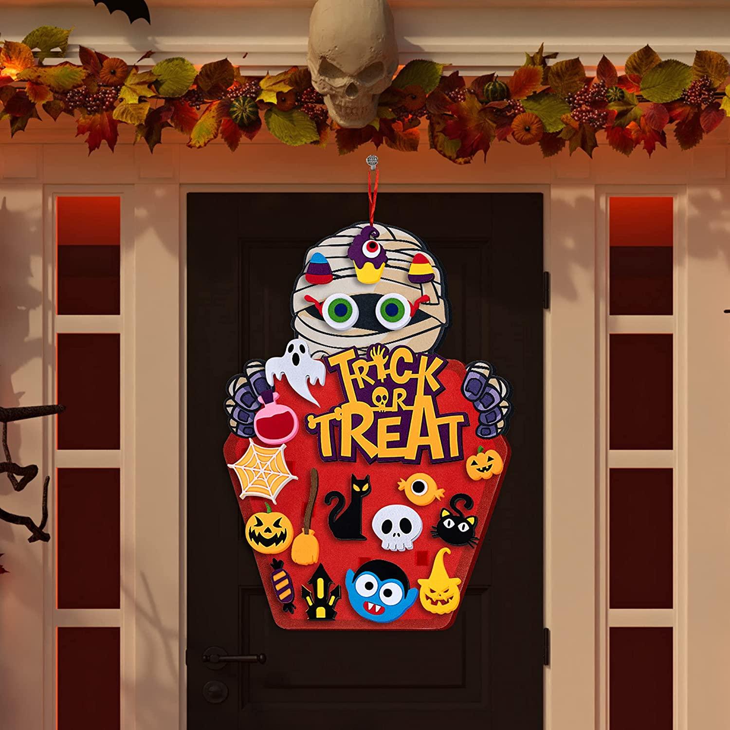 Halloween DIY Mummy Felt Set with 50pcs Ornaments