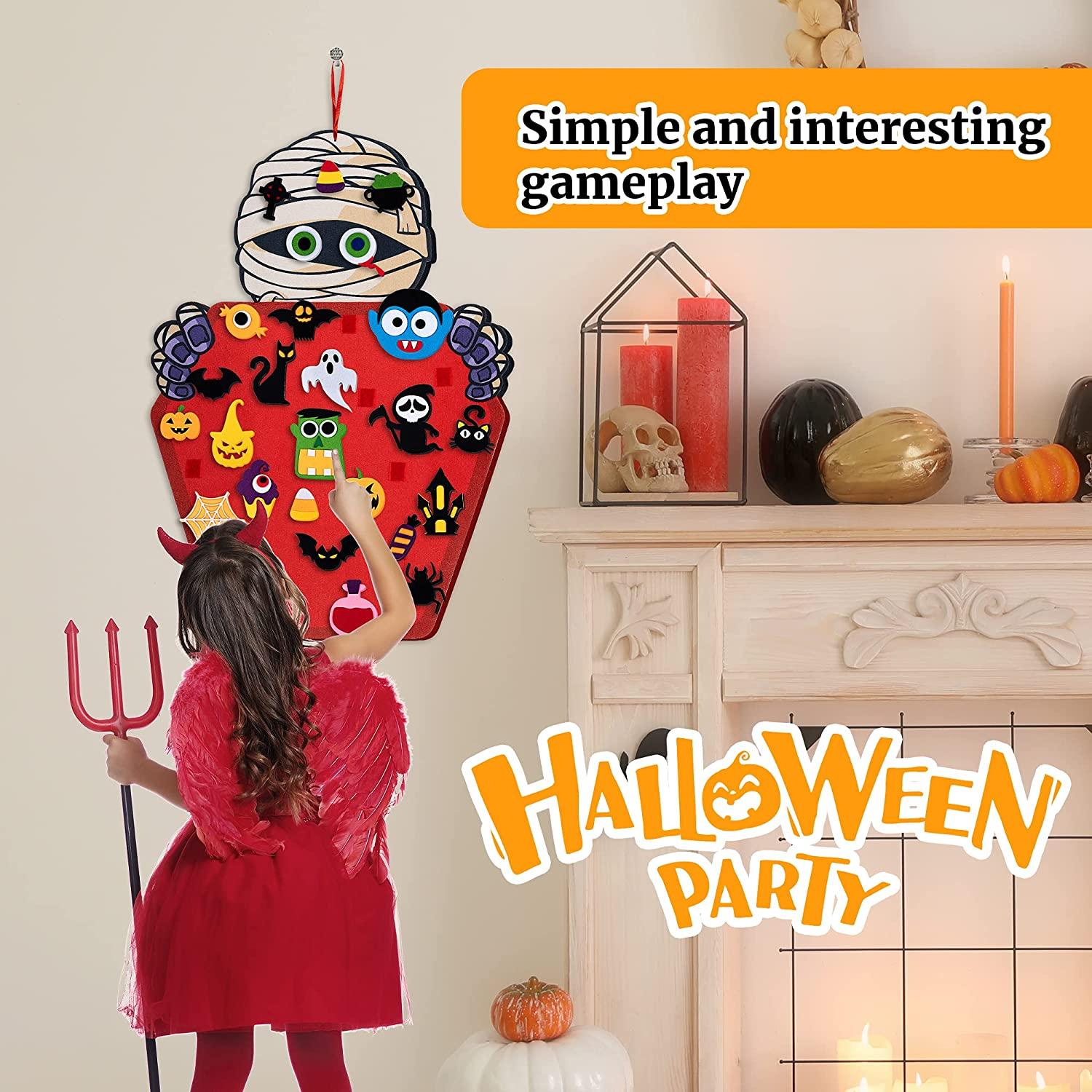 Halloween DIY Mummy Felt Set with 50pcs Ornaments