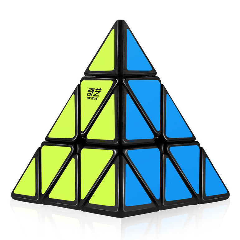 D-FantiX QY TOYS Qiming Pyraminx 3x3 Speed Cube (Black)