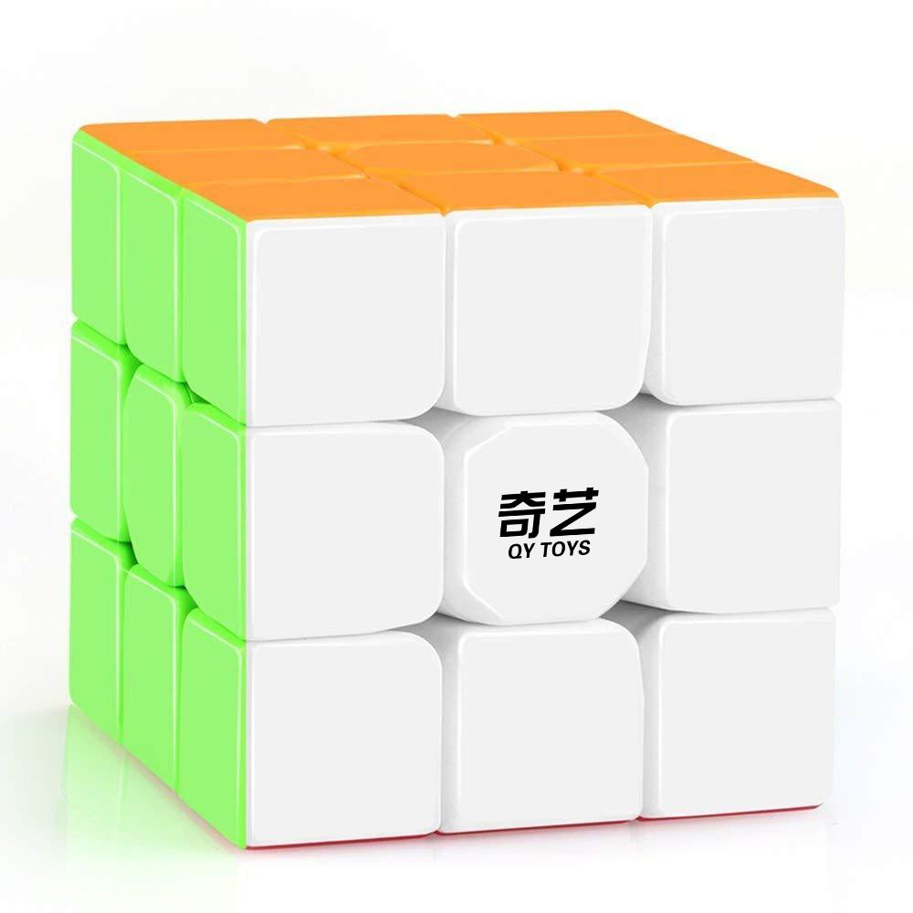 QY Toys Warrior S Stickerless Magic Cube Fidget Toys Speed 3X3X3 Cube  Antistress Cube Educational Puzzle Cubes Magico Cubos