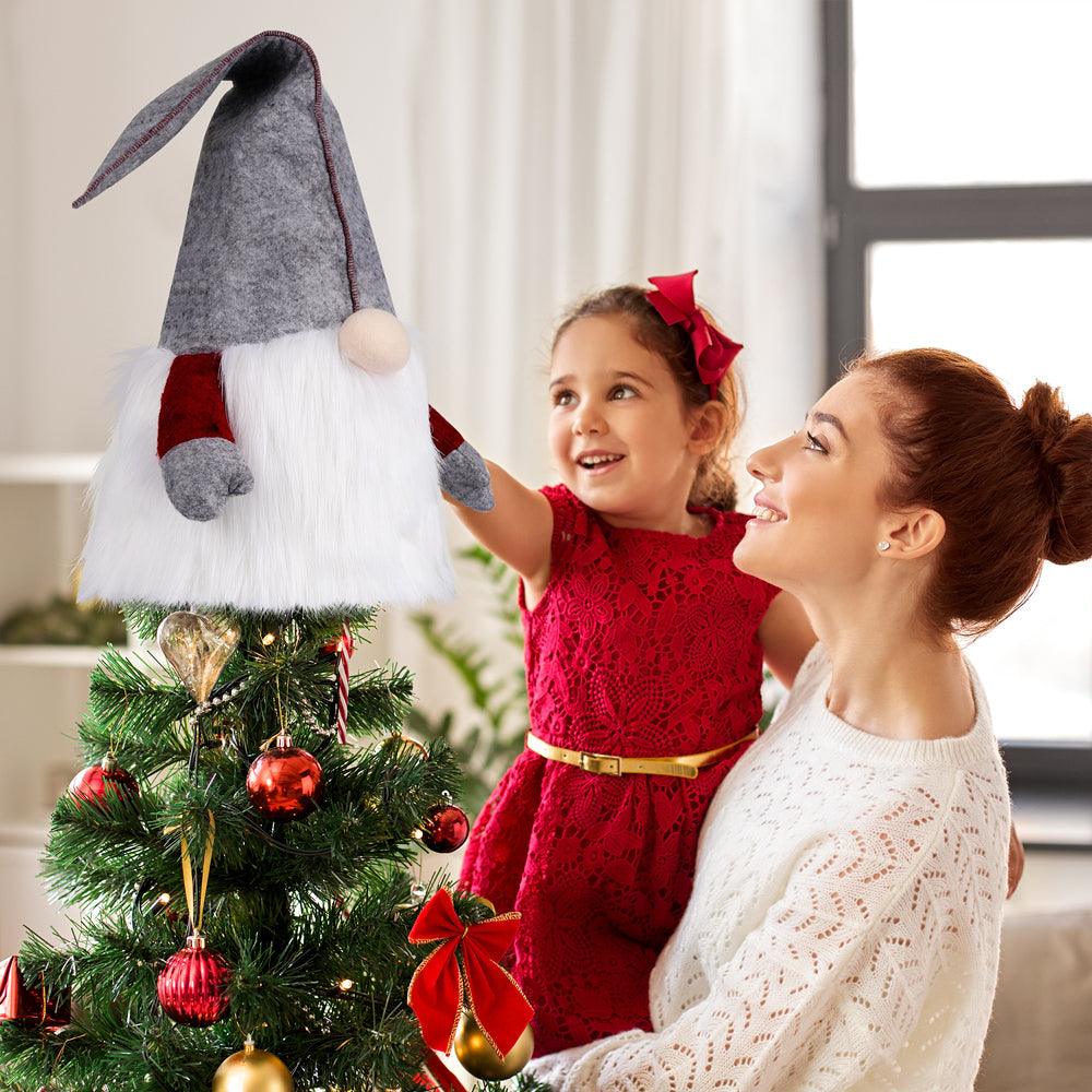 Gnome Christmas Tree Topper