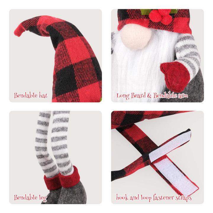 Christmas Gnome Curtain Buckle Tieback Set of 2