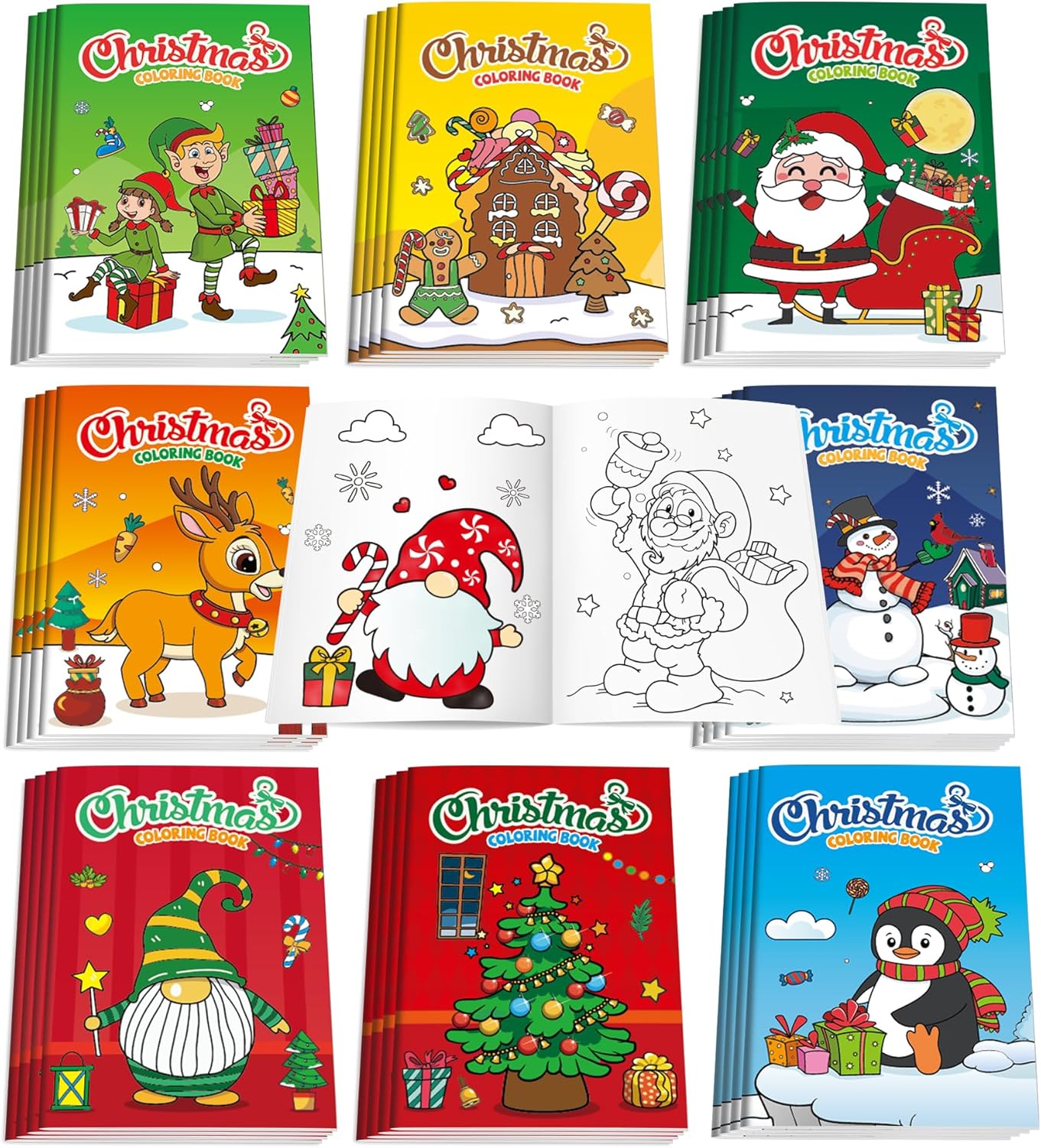 48Pack Christmas Coloring Book for Kids