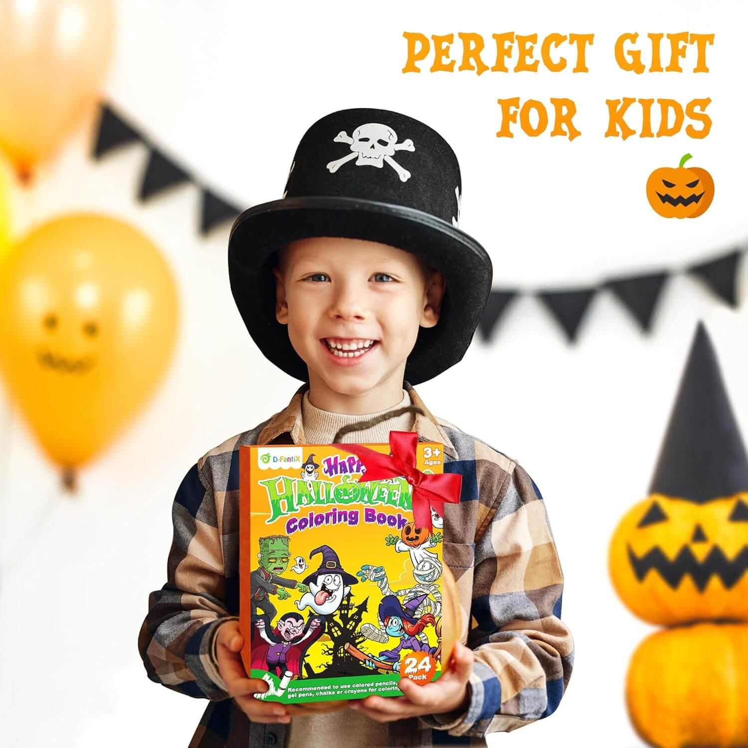 24 Pack Halloween Coloring Books