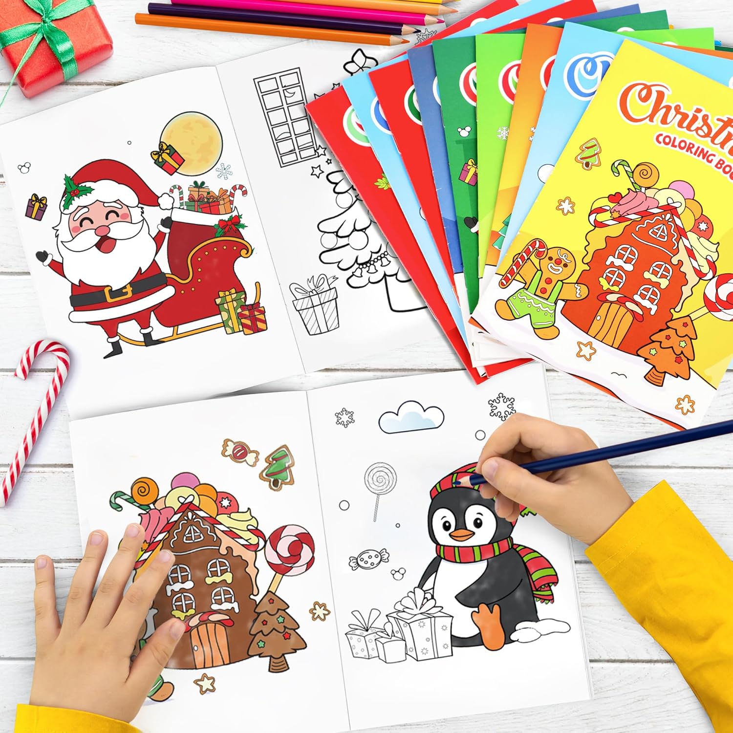 48Pack Christmas Coloring Book for Kids