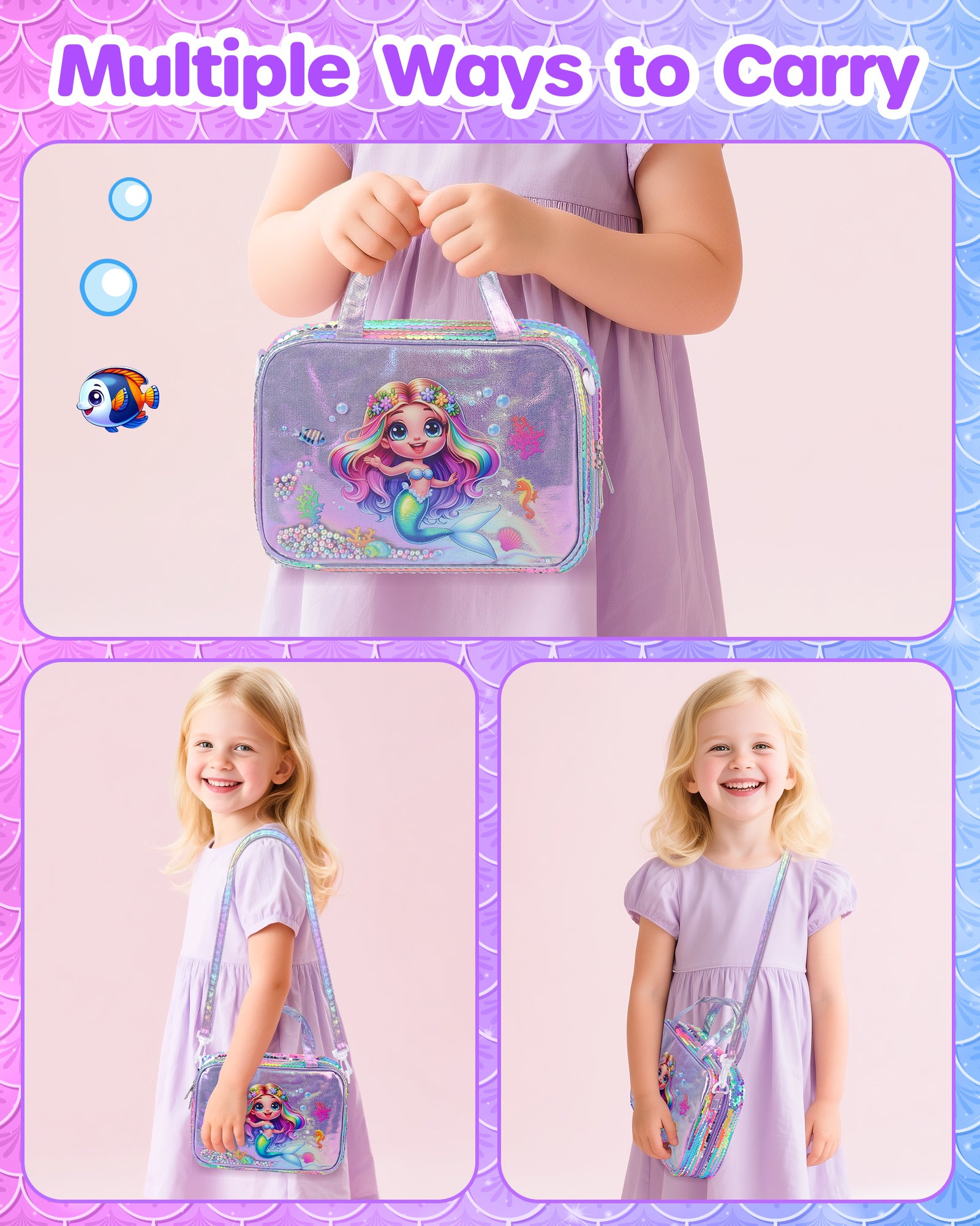 Mermaid Art Supplies Scented Washable Markers for Kids