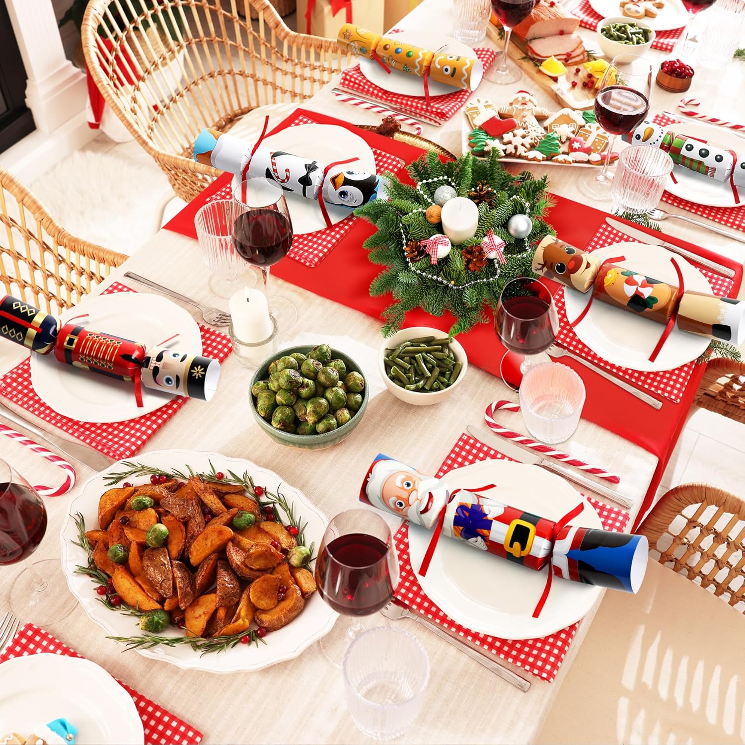 Christmas No-Snap Party Table Favors 12 Pack