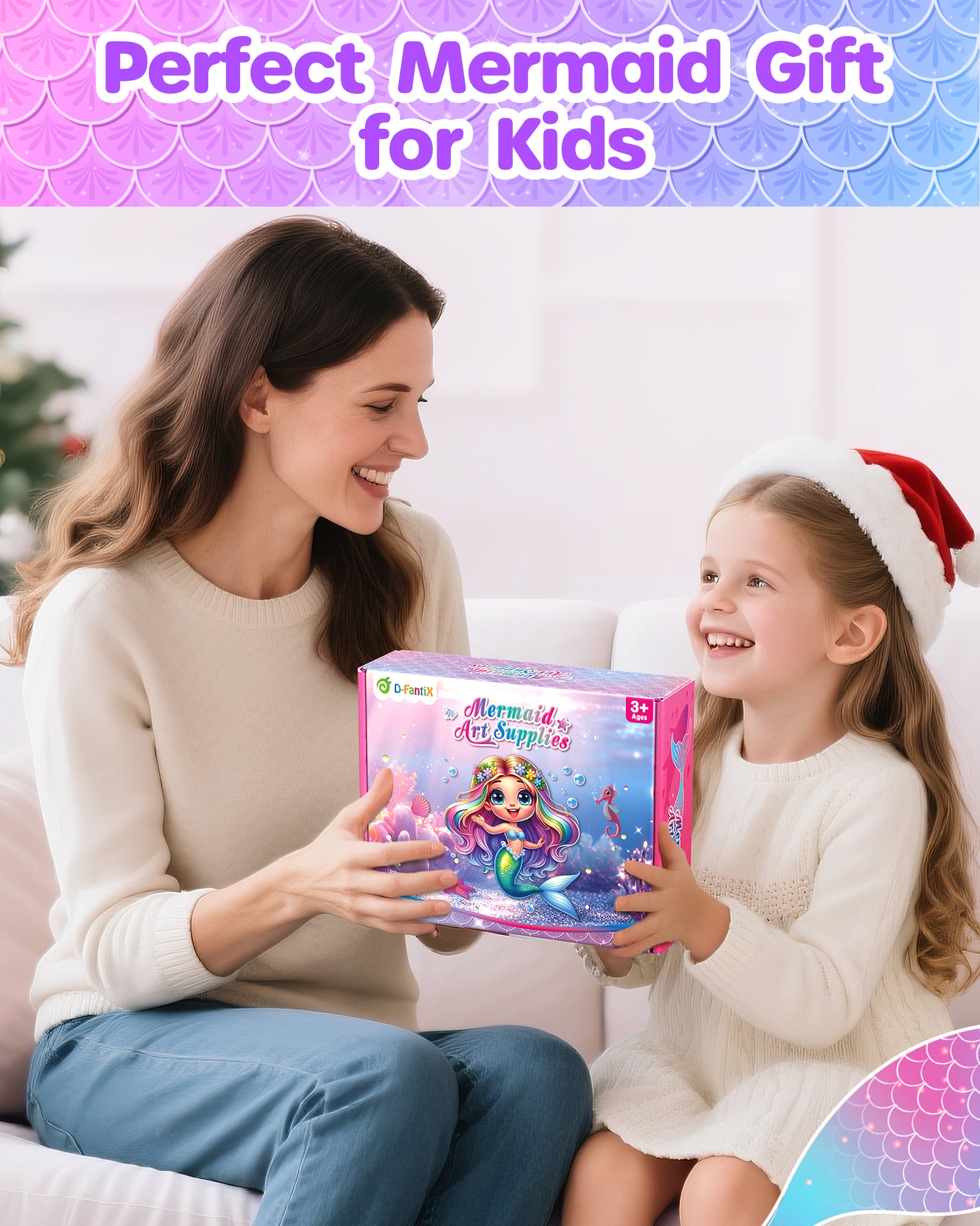 Mermaid Art Supplies Scented Washable Markers for Kids