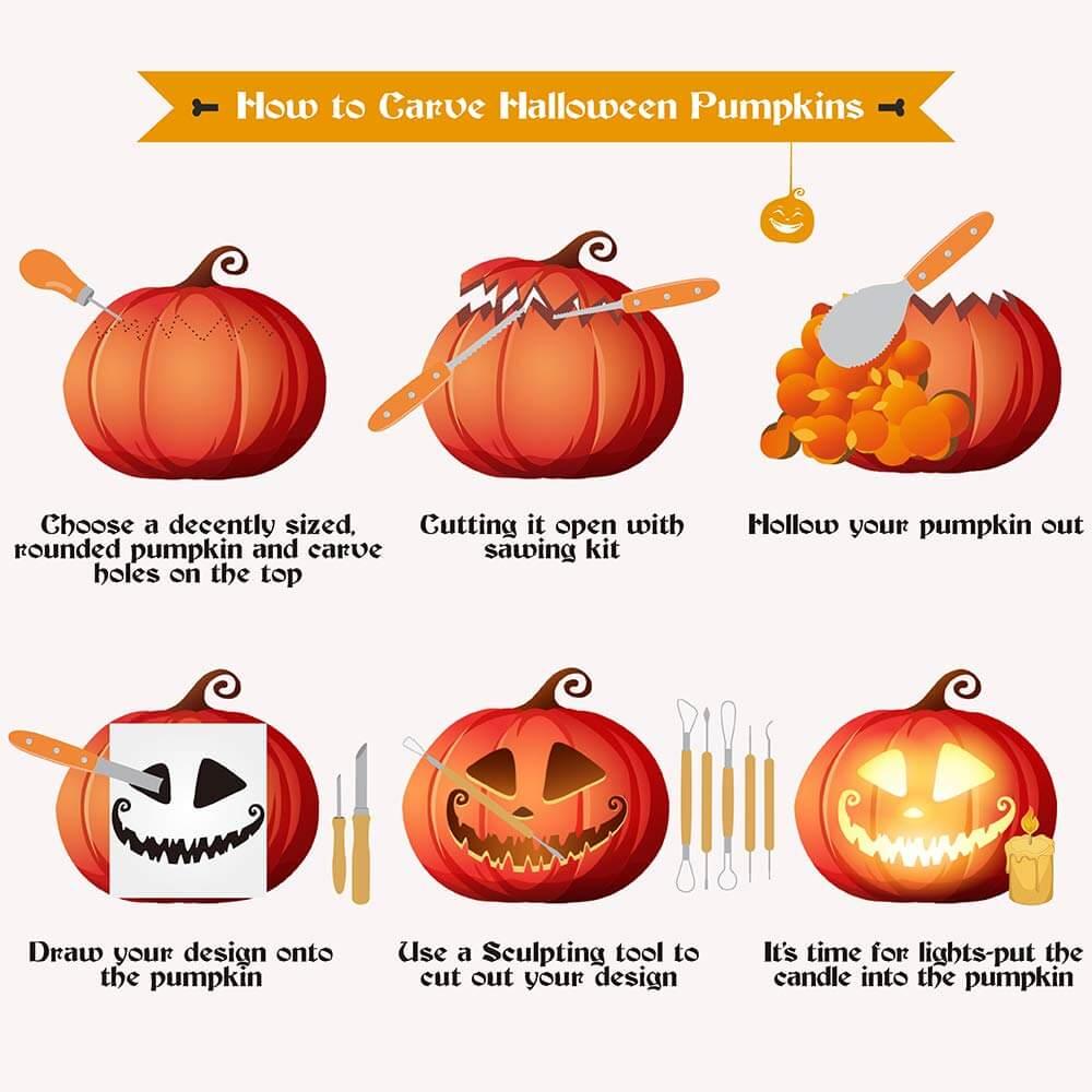 Halloween Pumpkin Carving Kit