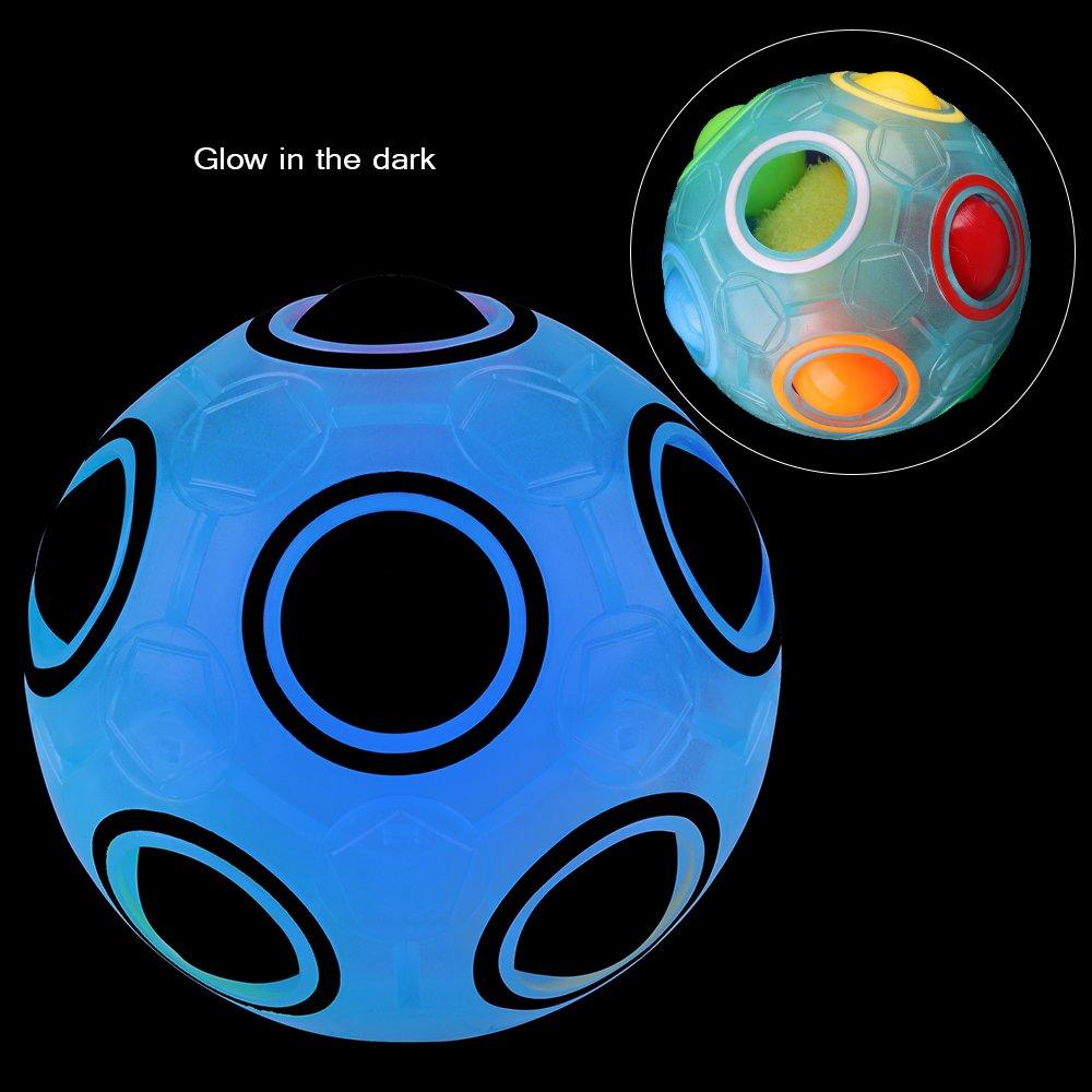 2Pcs Rainbow Puzzle Ball
