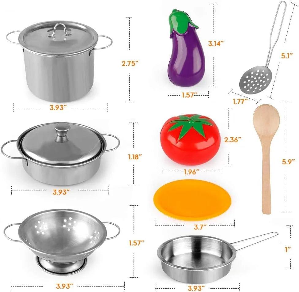D-FantiX Play Kitchen Accessories