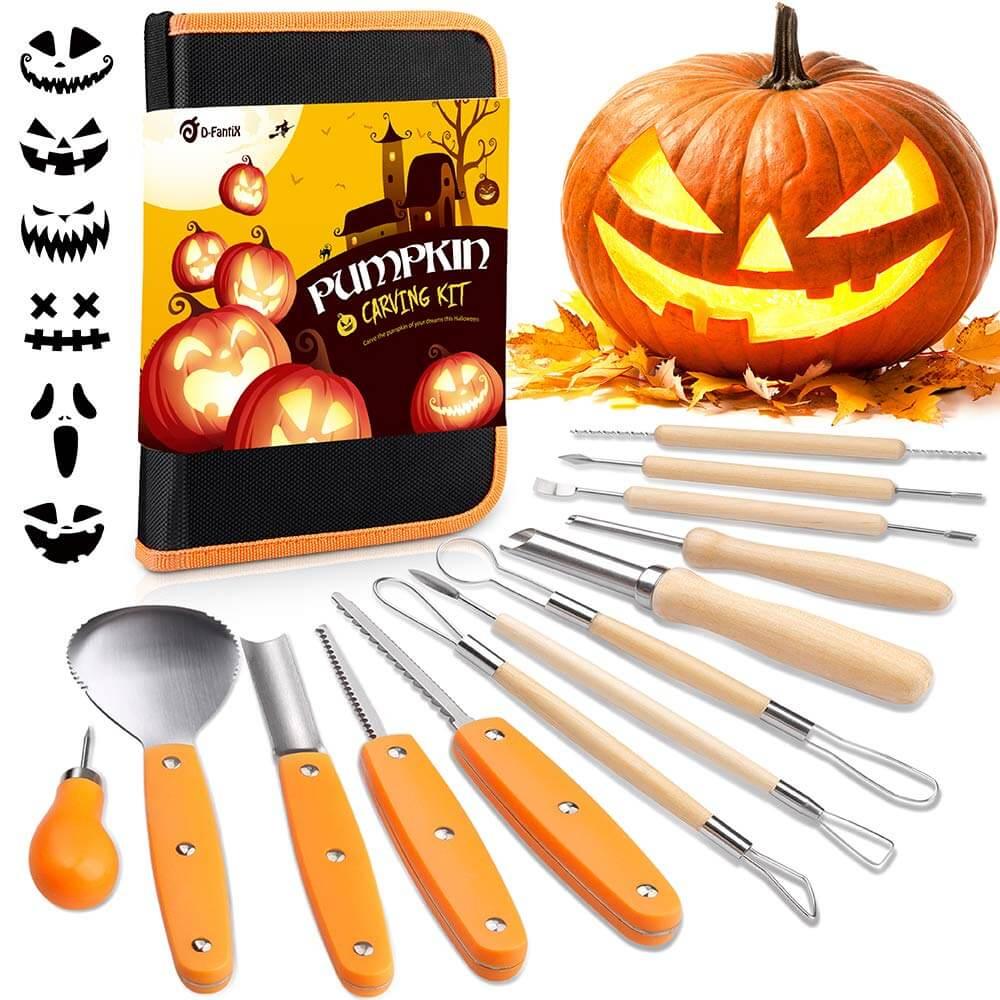 D-FantiX Halloween Pumpkin Carving Kit