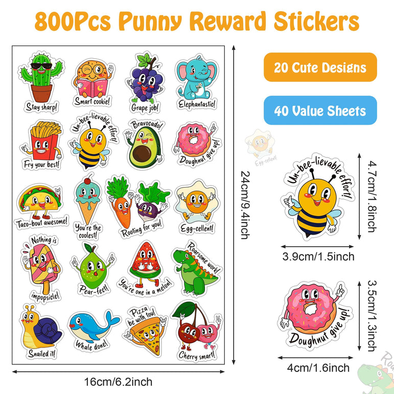 D-FantiX Motivational Reward Stickers 40 sheets