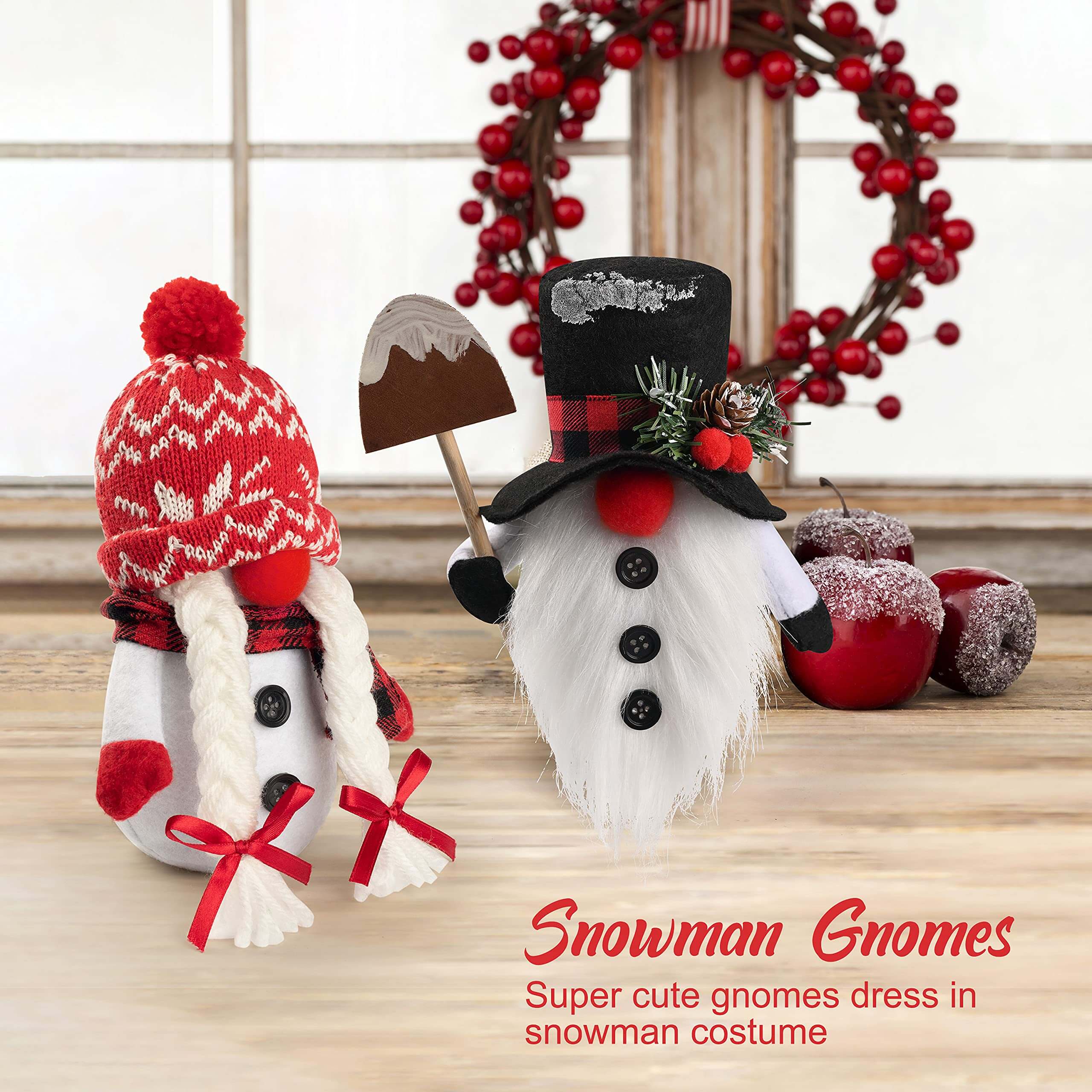 D-FantiX Christmas Snowman Gnomes Plush