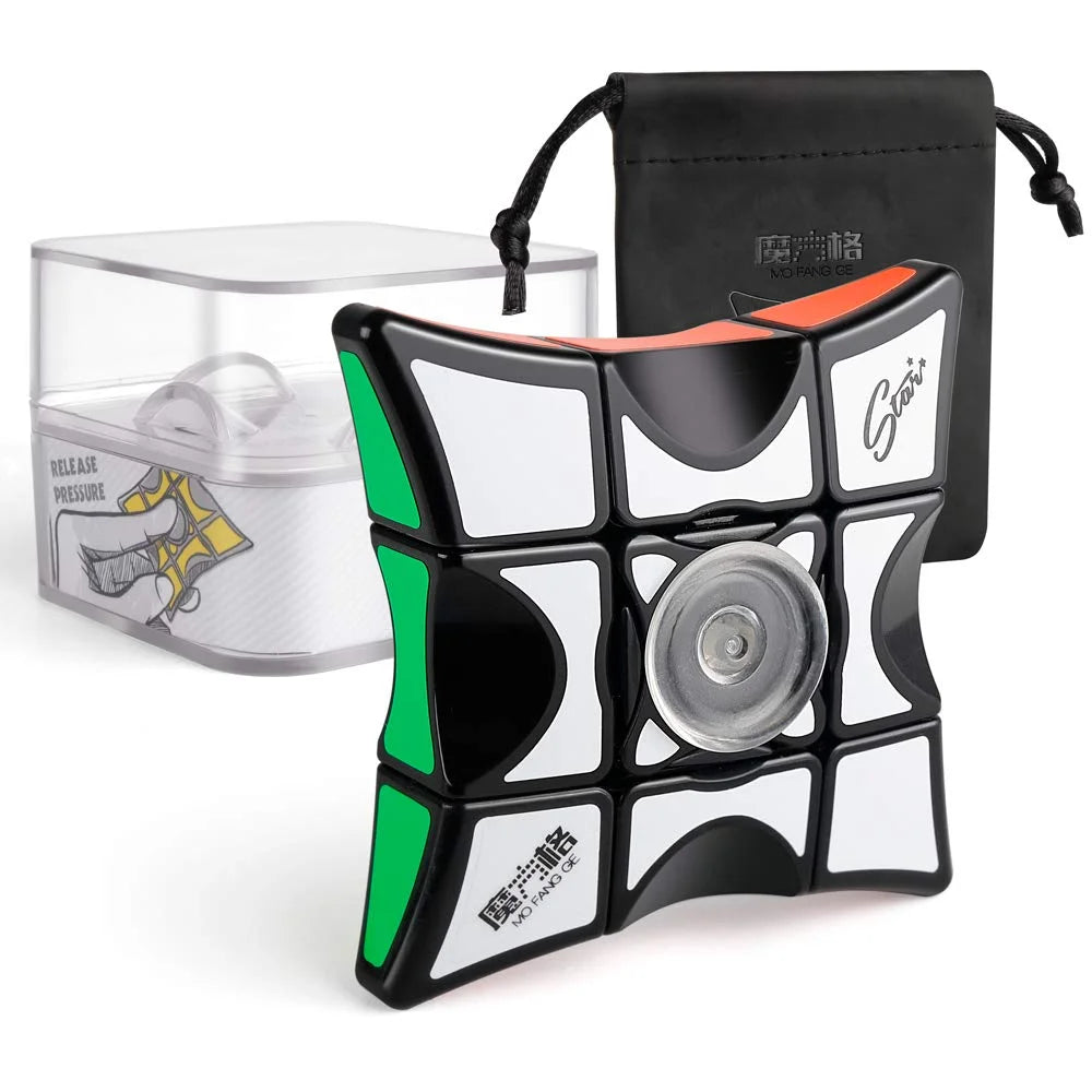 D-FantiX Floppy Cube Puzzle Fidget Spinner Anti-Anxiety 1x3x3