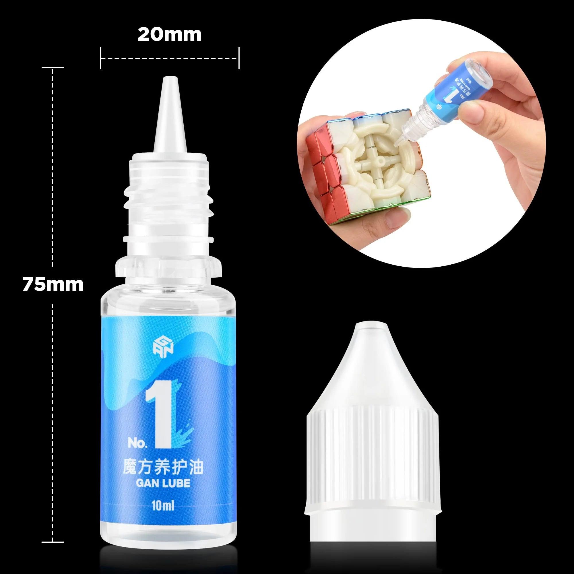D-FantiX Gan Cube Lube Professional Speed Cube Lube Lubricant Oil 10ML (Pack of 2)
