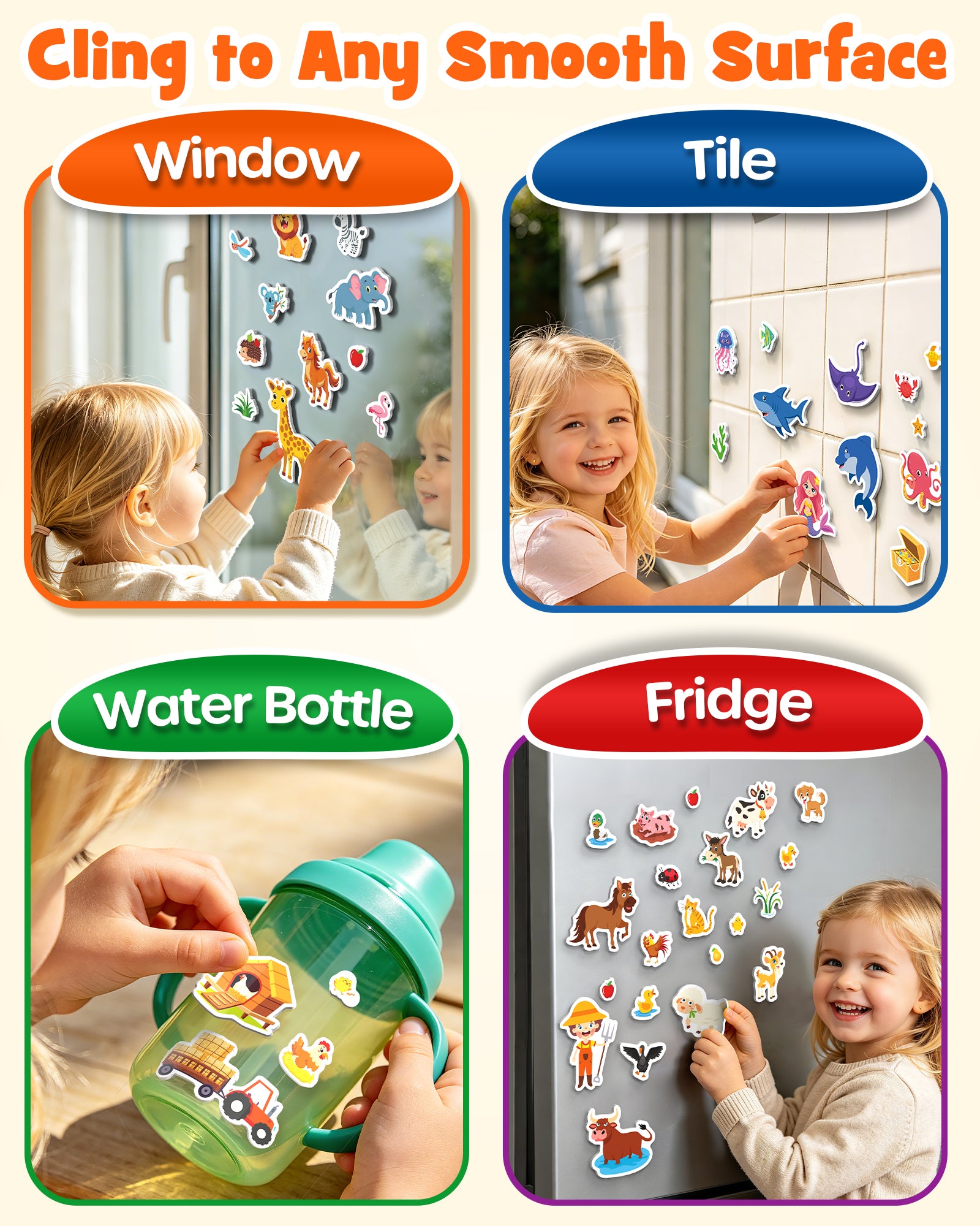 Reusable Jelly Sticker Book