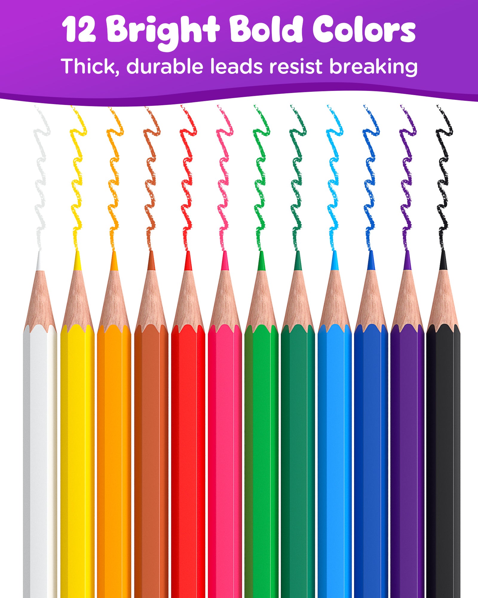 24 Packs Colored Pencils Bulk