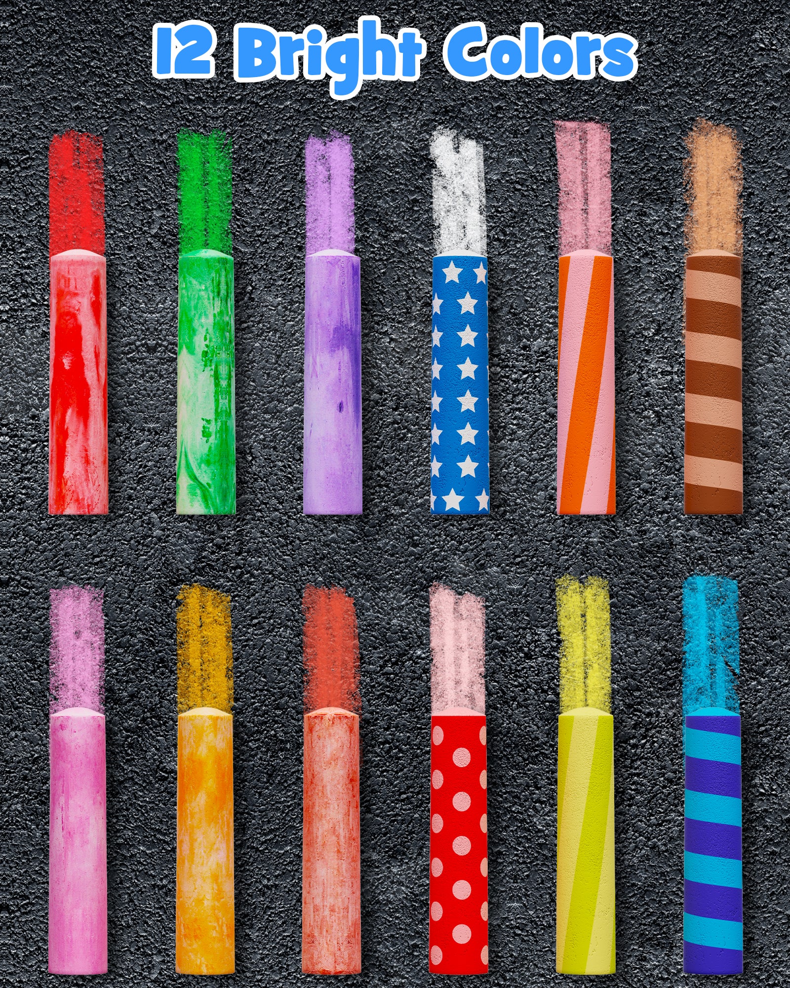 Washable Sidewalk Chalk for Kids