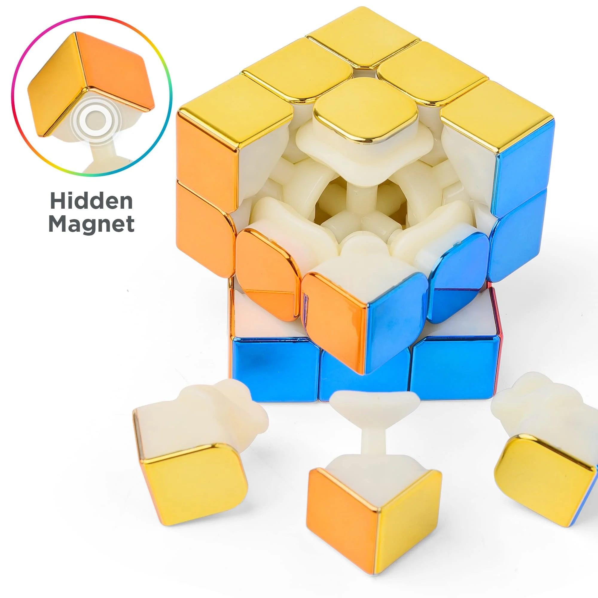 Magnetic Mirror Reflective Speed Cube 3x3x3