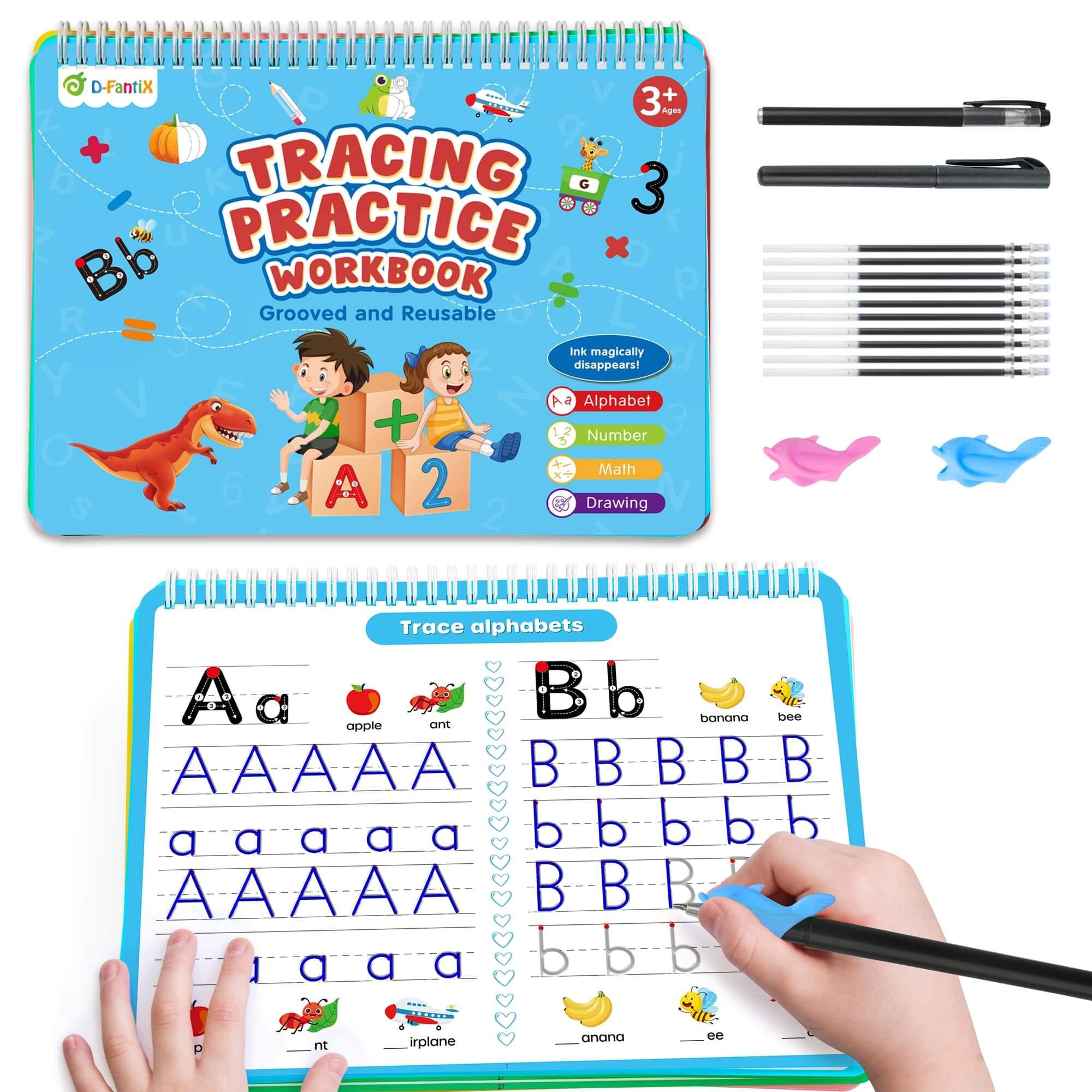 4 in 1 Large Magic Groove Practice Copybook