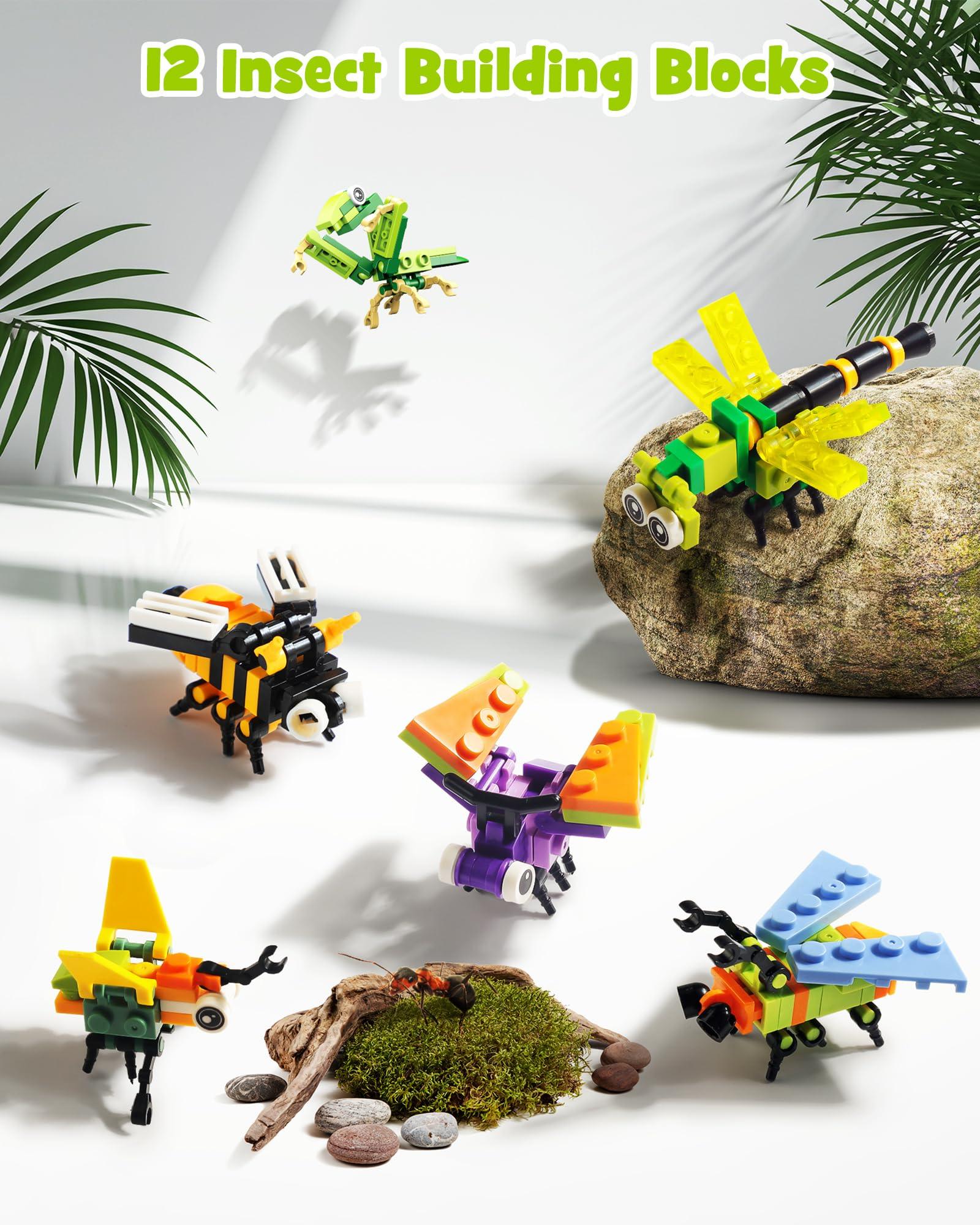 647 PCS Marine Animals and Insects Building Blocks Sets