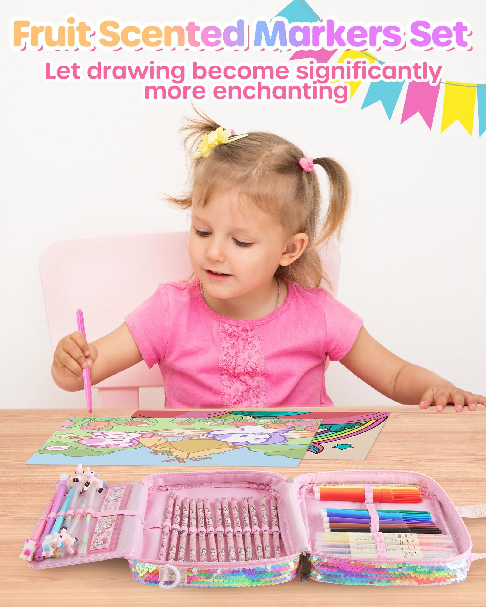 Unicorn Art Supplies Convertible Bag
