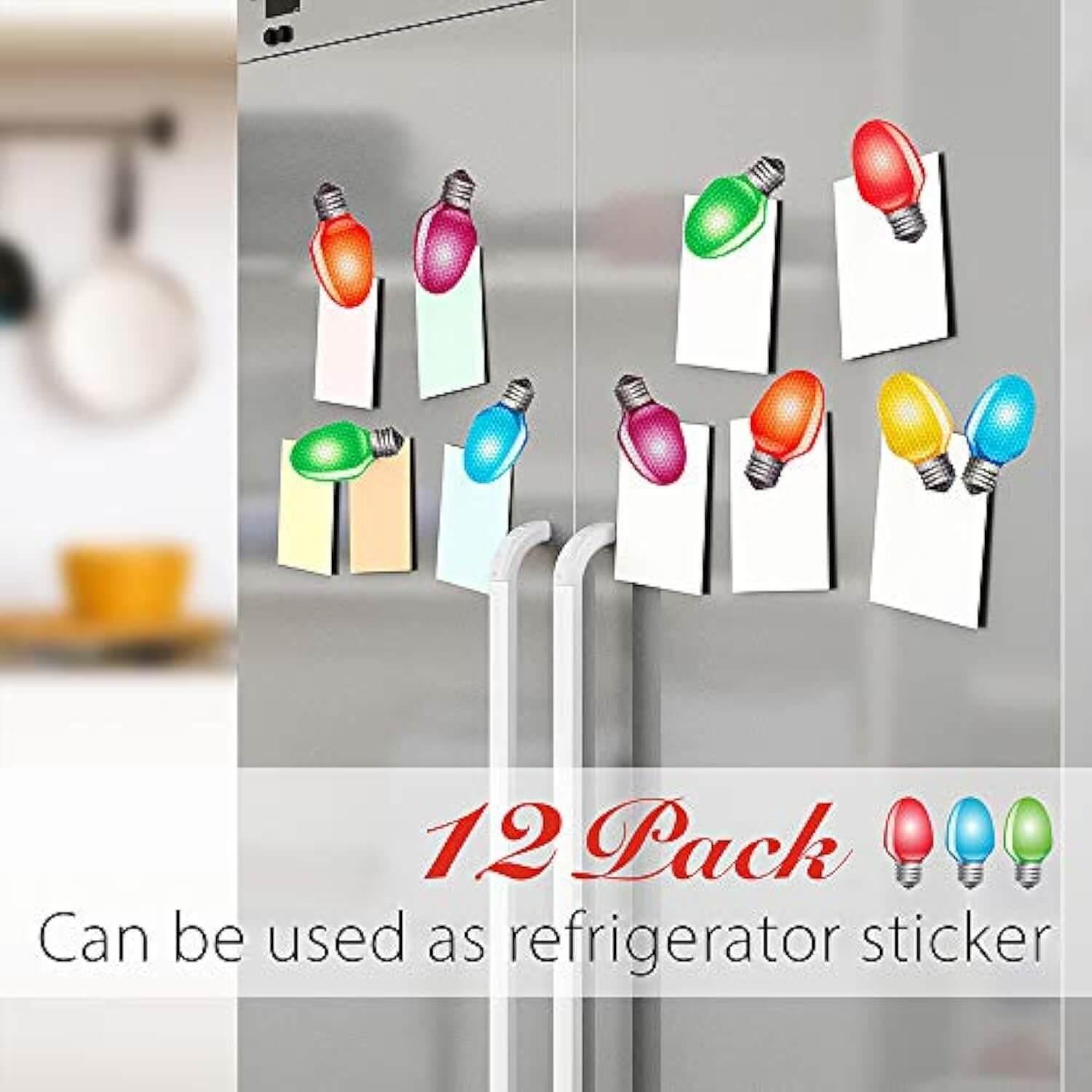 Reflective Christmas Car Magnets Set