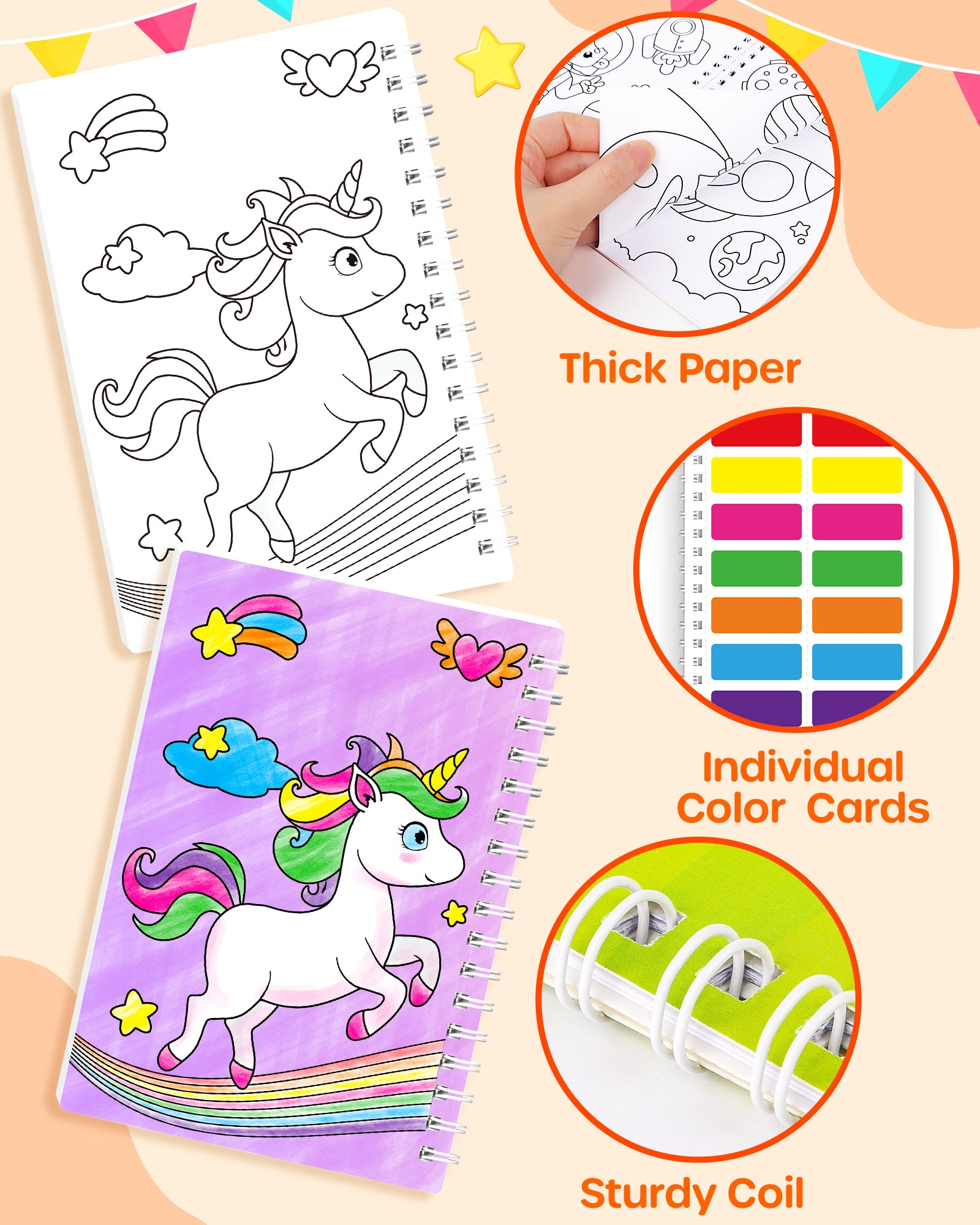 Paint with Water Coloring Books for Kids Ages 4-8-12