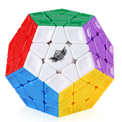 D-FantiX Cyclone Boys Rainbow Megaminx Speed Cube 3x3 Stickerless
