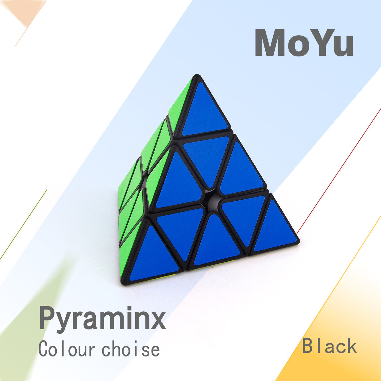 Moyu Mofang Jiaoshi Pyraminx Speed Cube (Black)