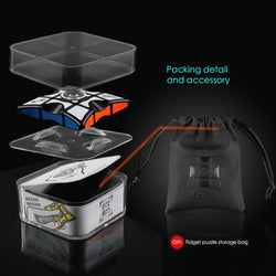 D-FantiX Fidget Spinner Cube, 1x3x3 Floppy Cube Puzzle Spinner Anti-Anxiety Fidget Toys