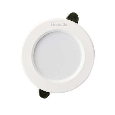 Homotte LED Recessed Lighting, Baffle Trim Smooth Trim Dimmable Recessed Lighting Soft White, Damp Rated LED Recessed Downlight Simple Retrofit Installation